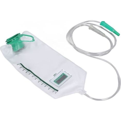 Kit de sac à lavement réutilisable de grande capacité pour le nettoyage du côlon 1200ml avec 10 têtes de tube (1/4)