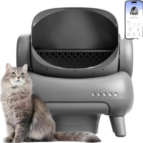 Katzenstreu Box, Automatische Selbstreinigung, Geruchskontrolle, M1 (1/2)