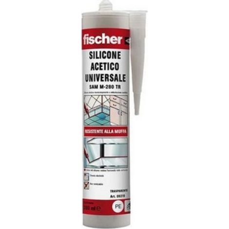 SILICONE MULTIUSO ACETICO UNIVERSALE SAM M Bianco ml 280