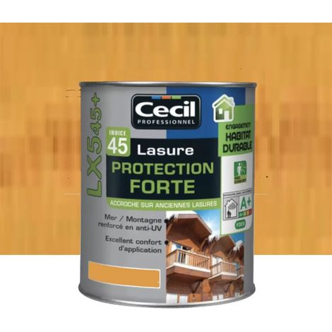 Lasure Protection Forte CECIL LX545+ Chêne doré 1 L