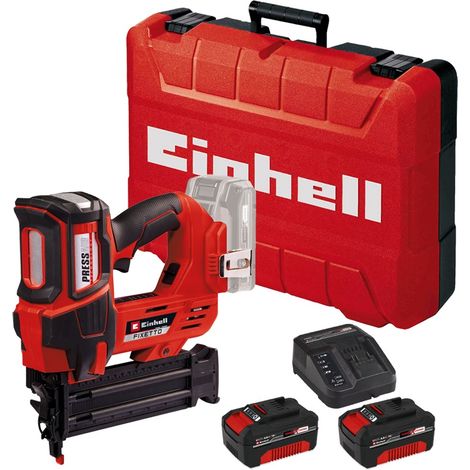 Einhell Power X-Change 18v Cordless Nailer Nail Gun + x2 4AH Kit + Carry Case (1/5)