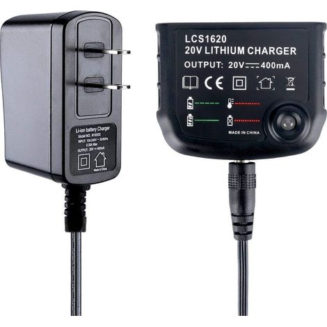 Chargeur Black & Decker 20V – Modèle LCS1620 – Recharge pour Batteries Lithium (1/5)