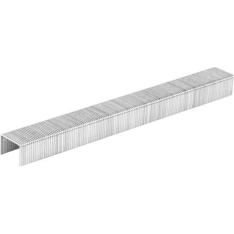 Agrafe - Galvanisée - Longueur 10 mm - Type 80 (380) - Compatible Agrafeuse Pneumatique 14-572 - 4000 Pièces