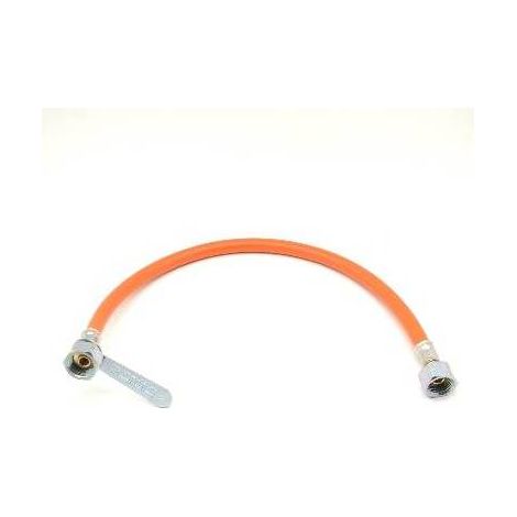 FLESSIBILE GAS FF IN GOMMA CON CHIAVETTA Misura: cm 100