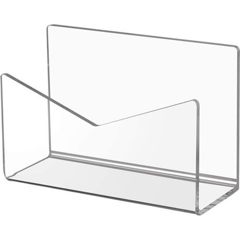 Productos NTH: Soporte transparente para correo y organizador de documentos para escritorio. (1/5)