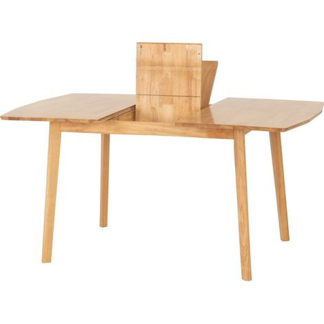 Emery Extending Dining Table - L90 x W76 x H150.5 cm - Natural Oak