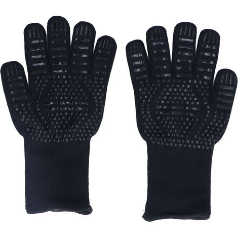 Gants résistants à la chaleur 500°C pour barbecue, four et soudure, 31 cm (une paire) (1/5)