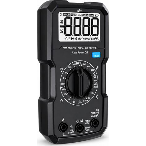 Multimetro digitale automatico portatile per elettricista 17,5 cm (1/5)