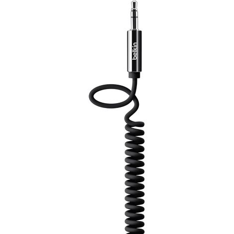 Belkin AV10126cw06-BLK Klinke Audio Anschlusskabel [1x Klinkenstecker 3.5 mm - 1x Klinkenstecker 3.5 (1/2)