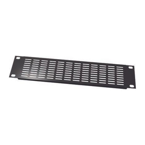 Panneau de montage sur Rack 1U S2Ceb-Groupe Cae, 483 x 44.50mm, Noir ( Prix pour 1 )