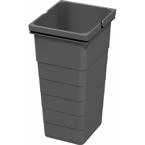 Ninka eins2vier Abfallsammler 11,5 L 229 x 330 x 205 mm dunkelgrau 5072 (1/3)