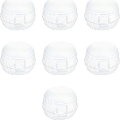 XEPHO 7 Pièces Couvre-boutons de Cuisinière Gaz, Transparente (1/5)