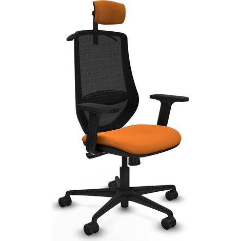 Piqueras y Crespo Mardos Chaise de Bureau Orange Confort