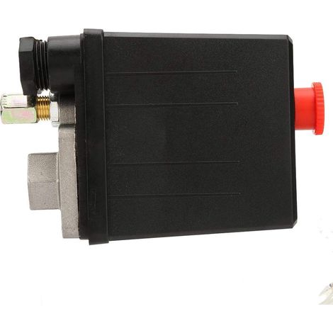 1 pièces interrupteur de soupape de pression pour compresseur d'air à un trou pour 0 40 7Mpa G1 / 4 "220 V (1/5)