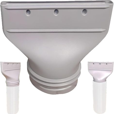 Embout Climatiseur Mobile,Embout Tuyau Climatiseur Mobile,Adaptateur De Tuyau D'éChappement De Climatisation Plat, Pour De DiamèTre 130 Mm/150 Mm Polyvalent Tuy. D’éChap (A) (1/5)