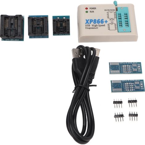 Programmateur USB SPI Haute Vitesse pour Puce Mémoire BIOS, Compatible Logiciel et Firmware, Testé 24/25/93. (1/5)