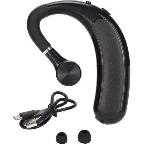 Écouteur Bluetooth 5.2 avec Crochet d'Oreille, Appels Mains Libres Haute Définition pour Conduite et Affaires (1/5)