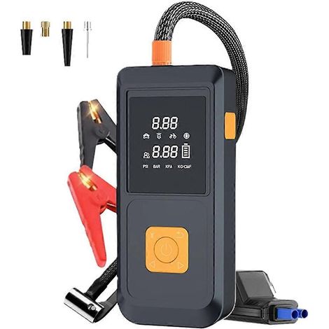 Booster de batterie avec pompe à air et lampe LED --- (1/5)