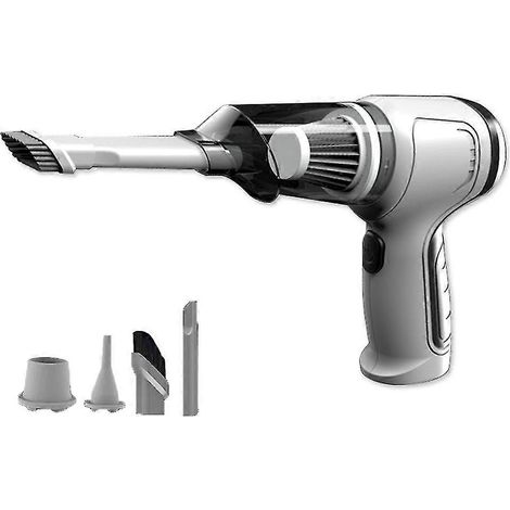Souffleur d'air sans fil 120 W, dépoussiéreur portable, mini aspirateur de voiture sans fil 9000 Pa (1/4)