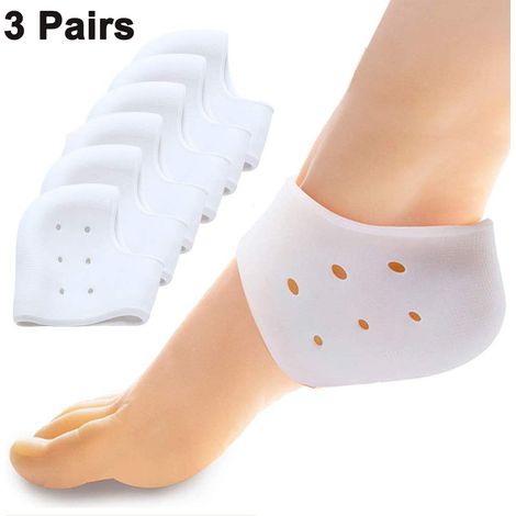 Lot de 3 paires talonnettes respirantes, soulagement douleurs talon et fasciite plantaire (1/4)