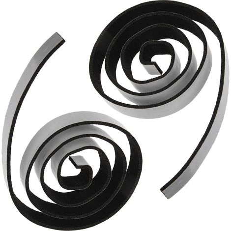 Rouleau de feutre noir autocollant pour meubles, 2 rouleaux (1/5)
