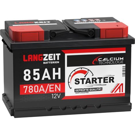 Langzeit Starter Autobatterie 85Ah 12V