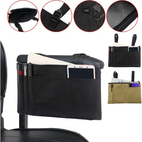 Borsa per scooter - Impermeabile - Design rimovibile e resistente con ampio spazio per riporre gli accessori - Nera (1/5)