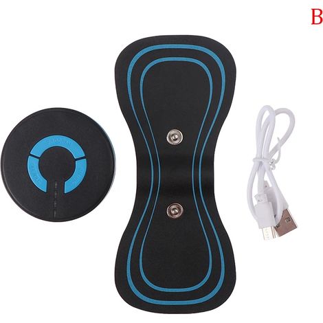 Mini masseur électrique portable pour le dos et la nuque, stimulateur de massage cervical, patch de massage anti-douleur avec câble de chargement USB-AquaForge