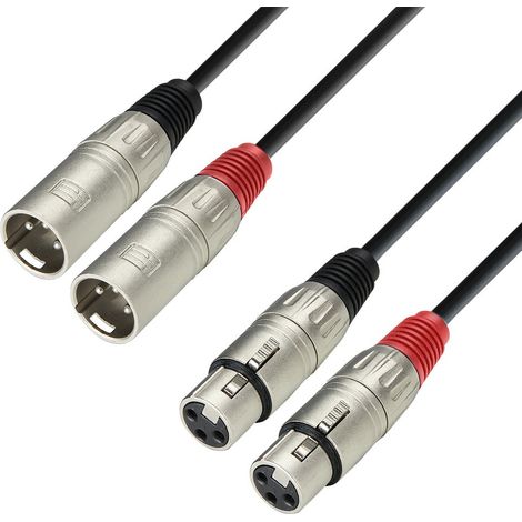 Cable 2xxlr Macho A 2xxlr Hembra 1m Adam K3 K3tmf0100