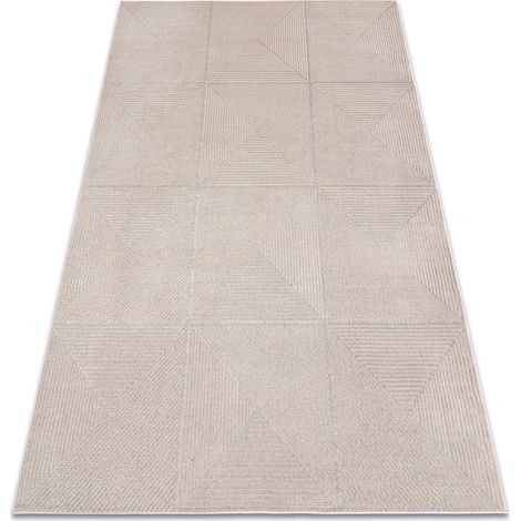 Teppich AURA J2624A beige - Geometrisch, strukturell, modern beige 240x330 cm (1/5)