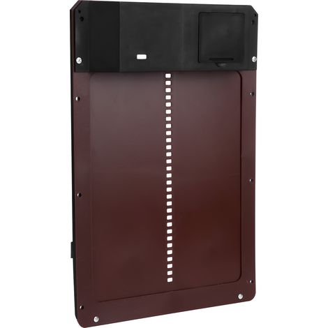 Panneau lumineux automatique pour poulailler brun, porte de poulailler avec capteur de lumière, sans batterie, sans marque (1/5)