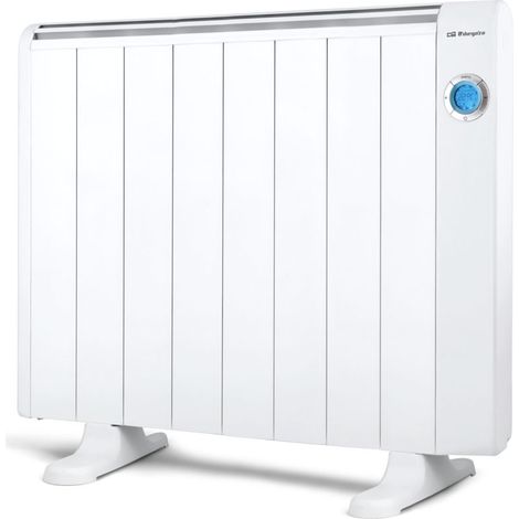 Emisor térmico Seco 1500W 8 ORBEGOZO RRE1510 Pantalla LCD Blanco