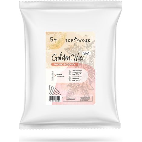 Cera de soja GoldenWax Soy41 5 kg (1/4)