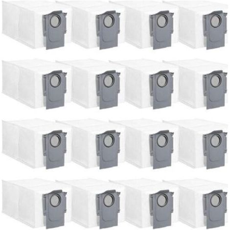 16 Staubbeutel-Zubehör für Roborock QV 35A/QV 35S/Saros 10R/Qrevo Curv/Qrevo Edge/S8 MaxV Ultra/S8 Max Ultra/Q Revo/Qrevo Pro/Qrevo MaxV/Qrevo S/Qrevo Master/Qrevo Slim, 3-Liter-Beutel