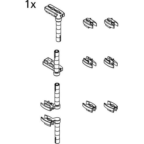 Kermi 2533865 EBV2001 Set d'articulations