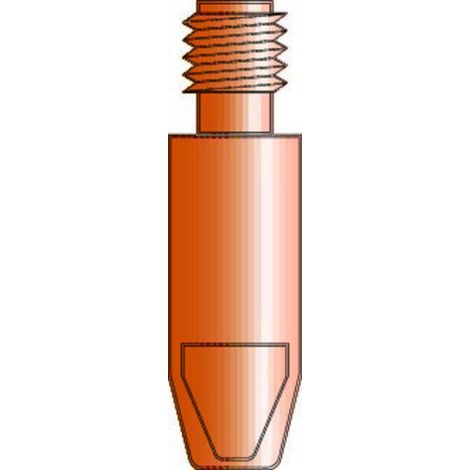 TRAFIMET Stromdüse M6 1,2 mm - 28mm E-Cu 20 Stk (1/3)