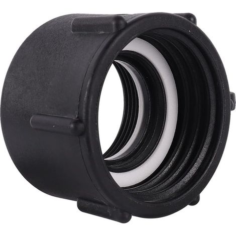 Adaptateur IBC 60 mm Filetage Grossier à 1.5",Adaptateur Robinet Tuyau Arrosage,Raccord Cuve 1000 litres,pour Vanne Cuve 1000l,Reservoir eau de Pluie,Conteneur (1/2)