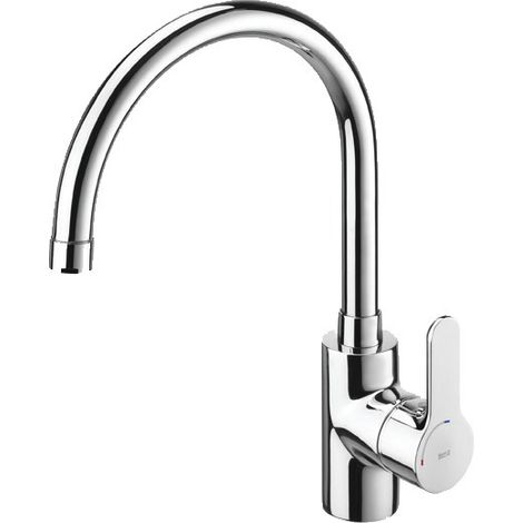 Mitigeur d'évier L20 chromé bec tube mobile - ROCA - A5A8409C0F