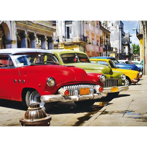 Cuban cars, photo murale intissée, 155x110 cm, 1 part (1/3)