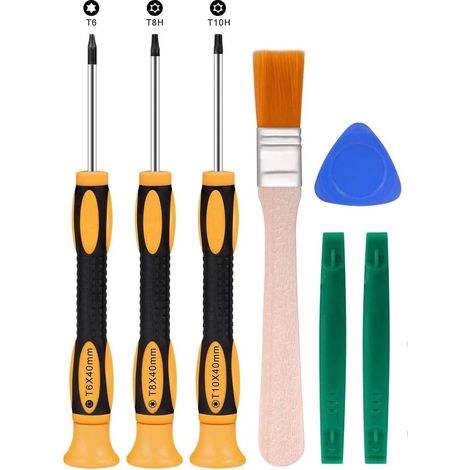 Lot de 7 tournevis magnétiques de précision T6 T8 T10 compatibles avec 5, 4, 3, One, 360, MacBook (1/5)