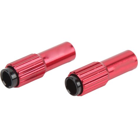 Vis de réglage de câble de frein vélo en aluminium, pour VTT et vélo de course - Rouge (paire) (1/5)