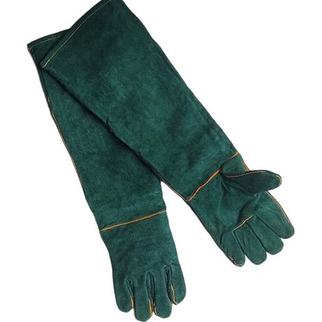 Gants anti-morsures pour la manipulation des animaux, gants de travail de sécurité en cuir pour le bain, les serpents, les lézards et les reptiles. (1/5)
