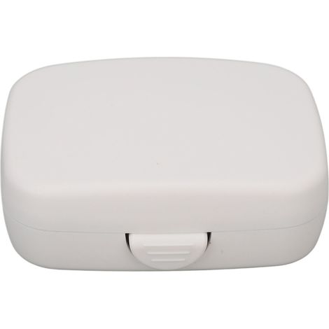 Étui pour appareils auditifs grande capacité portable noir, boîte de rangement pour voyages et extérieur. (1/5)