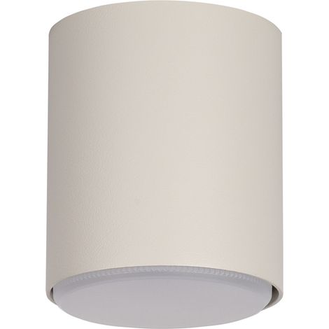 Spot plafond TUBO métal beige-gris rond GX53 12W Sigma (1/2)