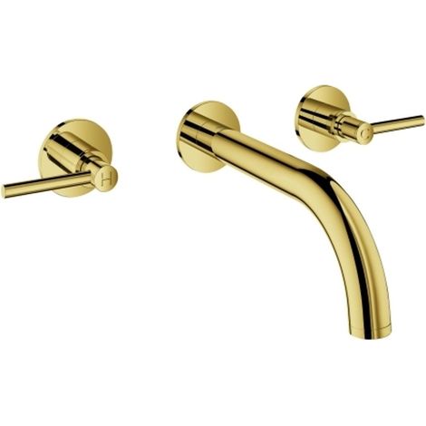 GROHE Batteria a 3 fori Atrio 20662 set di montaggio finale maniglia a leva cool sunrise, 20662GL0