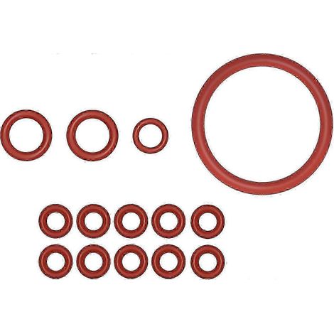 14 x Dichtungs-O-Ring-Wartungsset für Stützventil, Dampfventil, Brühgruppen-Auslassventil, geeignet und kompatibel mit Phillips, Saeco, Spidem, Gaggia Editio