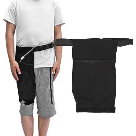 Support de poche à urine pour jambe - Stabilisateur de sonde de drainage urinaire - Dispositif de fixation confortable (1/5)