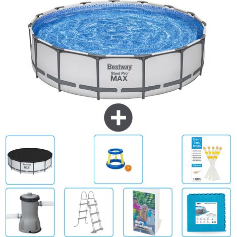 Bestway Bestway Steel Pro MAX Ronde - 457x122 cm - 8-pièces  S570 (1/4)