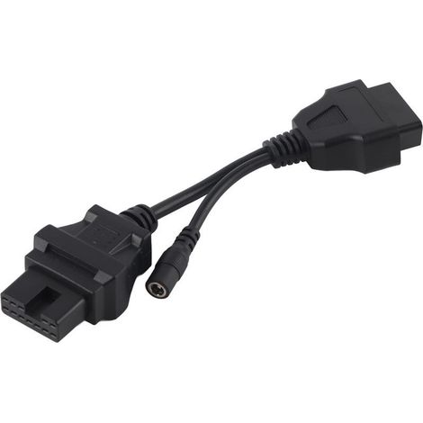 GARRYFIZH Câble adaptateur de diagnostic OBD1 12 broches vers OBD2 16 broches 20 cm / 7,9 pouces pour Mitsubishi (1/5)