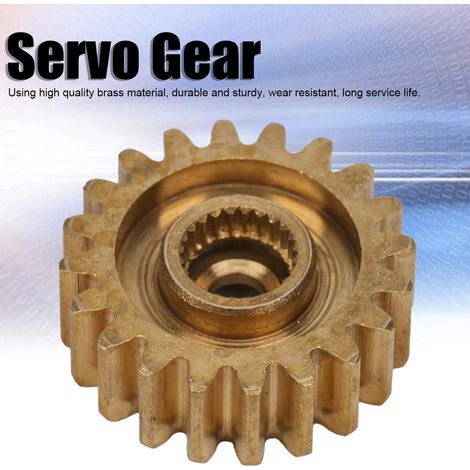 Engrenage servo laiton 20 dents MOD 0.8 pour pièces industrielles et fournitures (1/5)